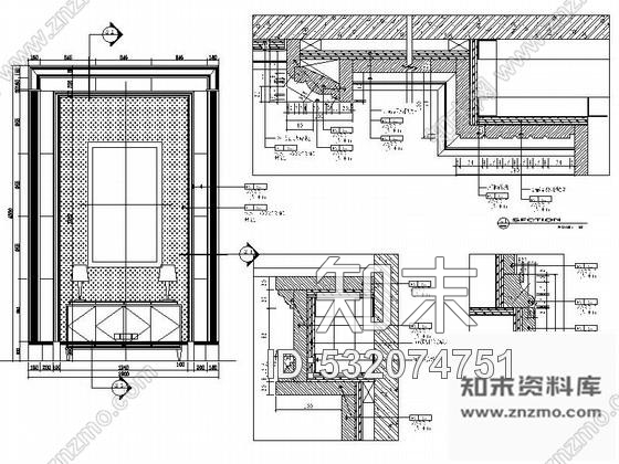 施工图无锡舒雅型售楼处室内施工图cad施工图下载【ID:532074751】