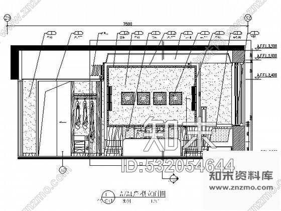 施工图民族饭店A型客房装修图cad施工图下载【ID:532054644】