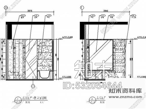 施工图民族饭店A型客房装修图cad施工图下载【ID:532054644】