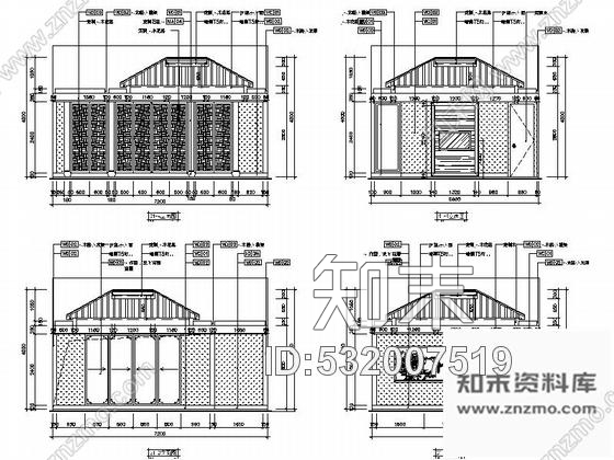 施工图北京某中式酒楼室内装修施工图含实景cad施工图下载【ID:532007519】