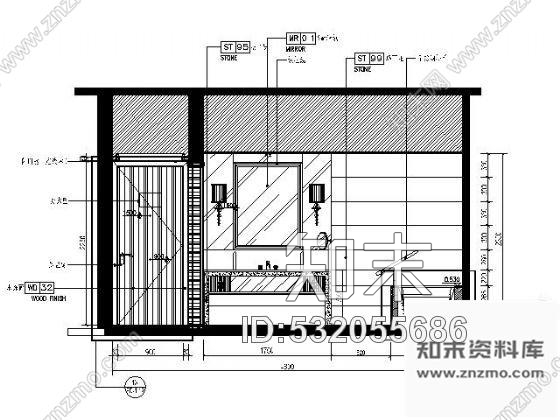 施工图五星假日酒店残疾人房施工图含效果cad施工图下载【ID:532055686】