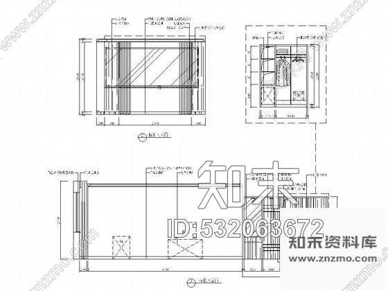 酒店标准层客房设计图cad施工图下载【ID:532063672】