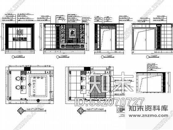 施工图天津时尚陶瓷专卖店室内装修施工图cad施工图下载【ID:532070727】