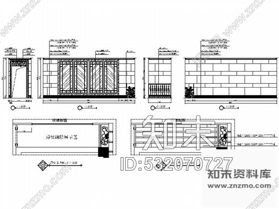 施工图天津时尚陶瓷专卖店室内装修施工图cad施工图下载【ID:532070727】