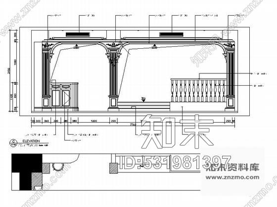 施工图深圳欧式风格三层别墅样板间室内装修施工图含效果cad施工图下载【ID:531981397】