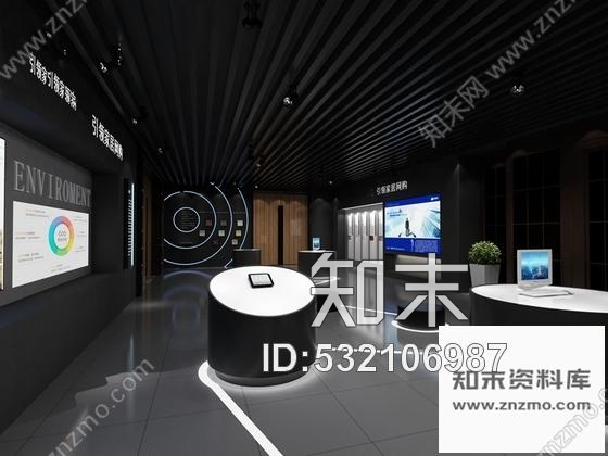 施工图原创现代壁纸展示馆室内装修施工图含效果图cad施工图下载【ID:532106987】