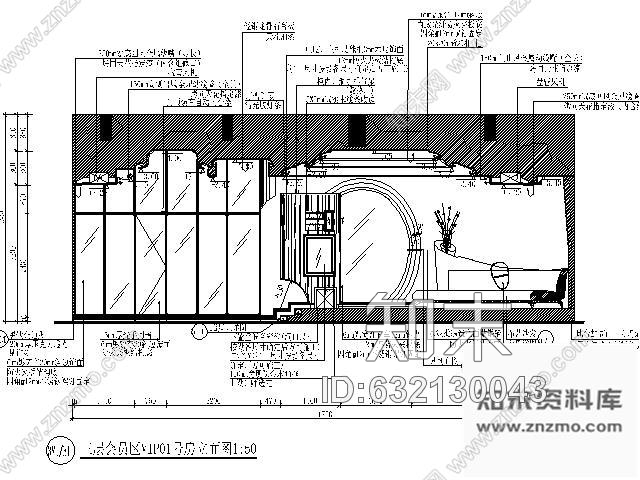 施工图夜总会VIP包间施工图Ⅰcad施工图下载【ID:632130043】