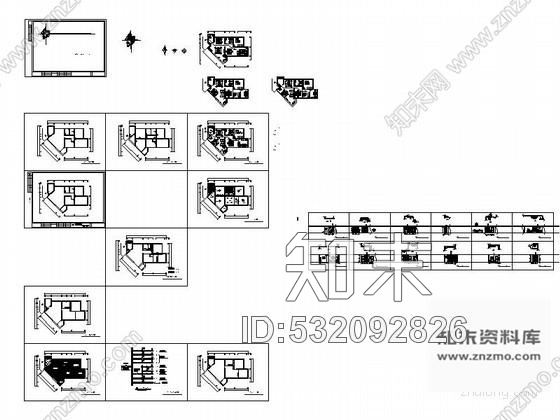 施工图武汉装饰公司办公区装修图cad施工图下载【ID:532092826】