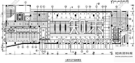 施工图某培训中心办公大楼装修图cad施工图下载【ID:532105823】