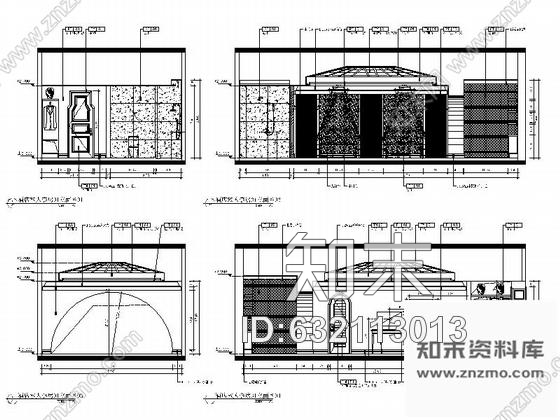 施工图上海高档奢华美容会所全套施工图含效果cad施工图下载【ID:632113013】