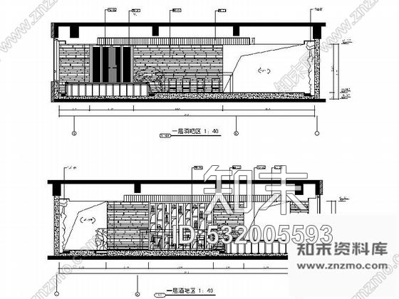 施工图内蒙古某奢华茶楼室内装修施工图含效果和实景cad施工图下载【ID:532005593】