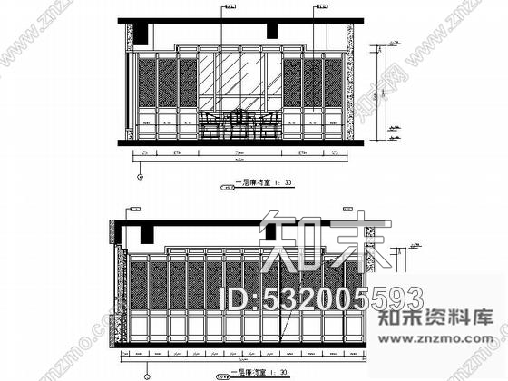 施工图内蒙古某奢华茶楼室内装修施工图含效果和实景cad施工图下载【ID:532005593】