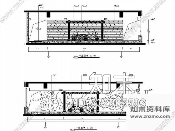 施工图内蒙古某奢华茶楼室内装修施工图含效果和实景cad施工图下载【ID:532005593】