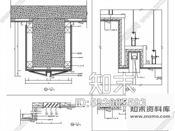 施工图内蒙古某奢华茶楼室内装修施工图含效果和实景cad施工图下载【ID:532005593】