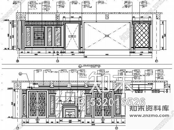 施工图浙江某售楼处红酒吧室内装修施工图cad施工图下载【ID:532016526】