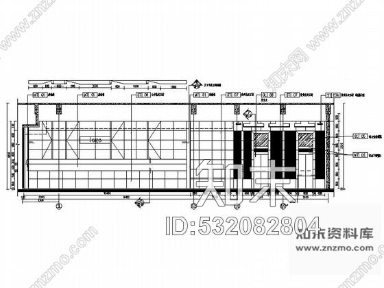 施工图徐州大气时尚现代写字楼公共区域cad施工图含效果图施工图下载【ID:532082804】