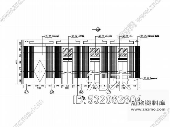 施工图徐州大气时尚现代写字楼公共区域cad施工图含效果图施工图下载【ID:532082804】