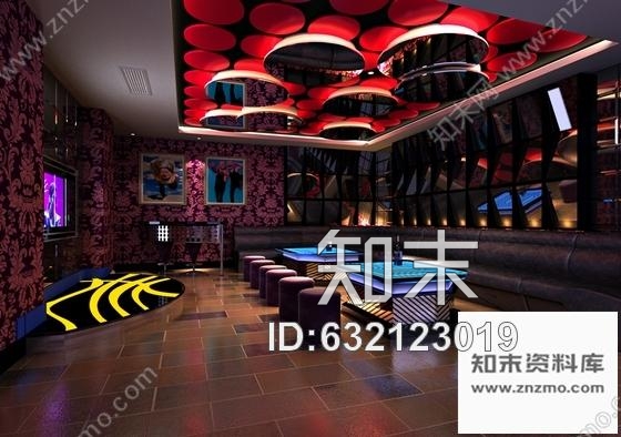 施工图深圳多主题乐感十足KTV室内设计施工图含效果图cad施工图下载【ID:632123019】
