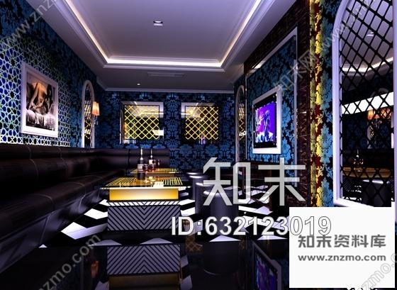 施工图深圳多主题乐感十足KTV室内设计施工图含效果图cad施工图下载【ID:632123019】