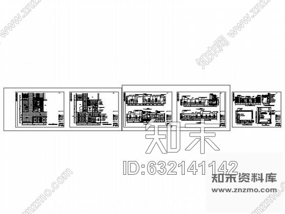 施工图医院急诊科大厅室内装修图cad施工图下载【ID:632141142】