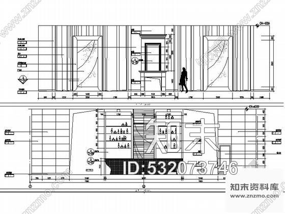 施工图广东某小区售楼处室内装修施工图cad施工图下载【ID:532073746】