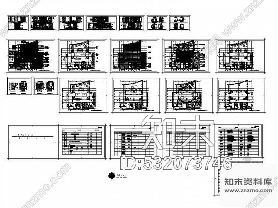 施工图广东某小区售楼处室内装修施工图cad施工图下载【ID:532073746】