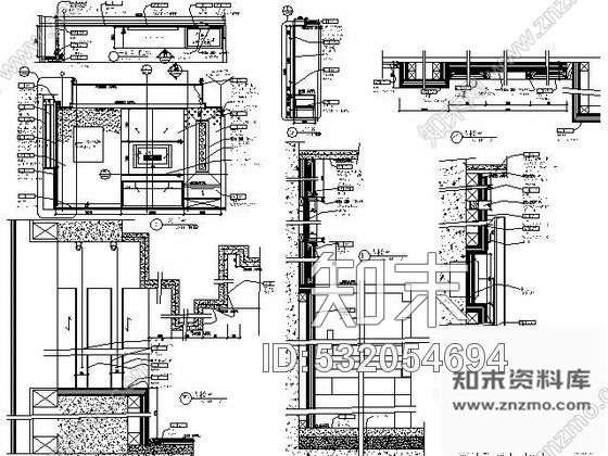 施工图成都高档商务酒店标准套房施工图cad施工图下载【ID:532054694】