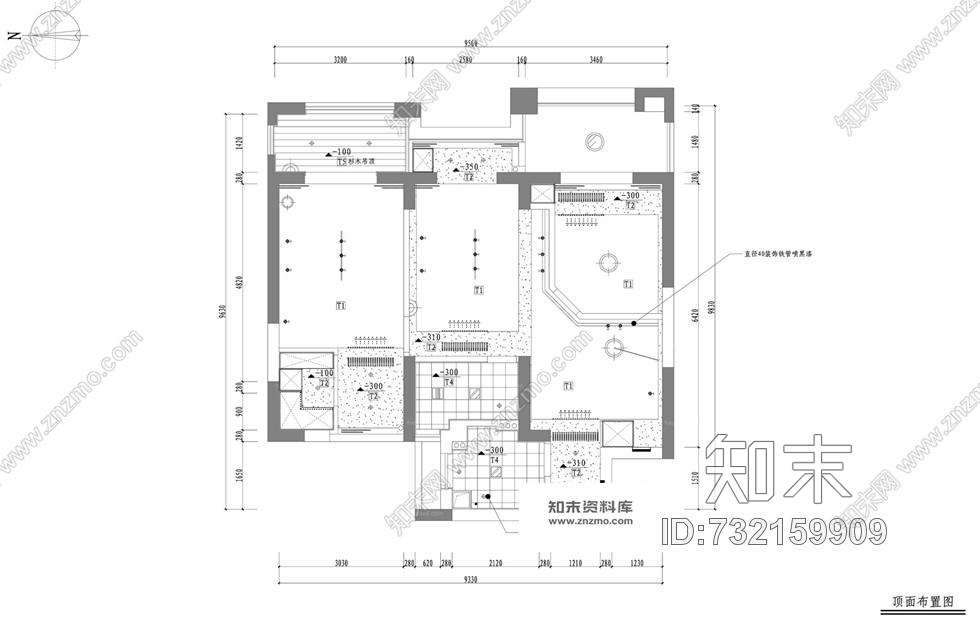 杭州力设计--德盛博奥城现代北欧风格室内装修施工图含实景cad施工图下载【ID:732159909】