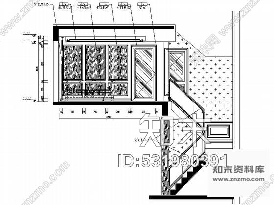 施工图哈尔滨法式风格三层联排别墅室内装修图含实景cad施工图下载【ID:531980391】