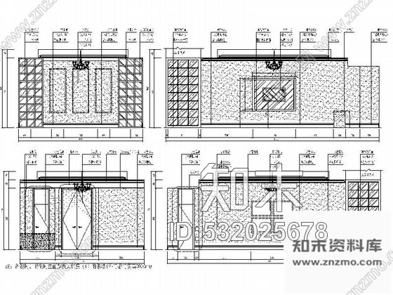 施工图深圳城市中心区奢华典雅酒店设计CAD施工图含效果施工图下载 ID:532025678_【知末网】