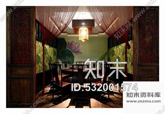 施工图福州新中式复古餐厅全套概念文本效果图cad施工图下载【ID:532001574】