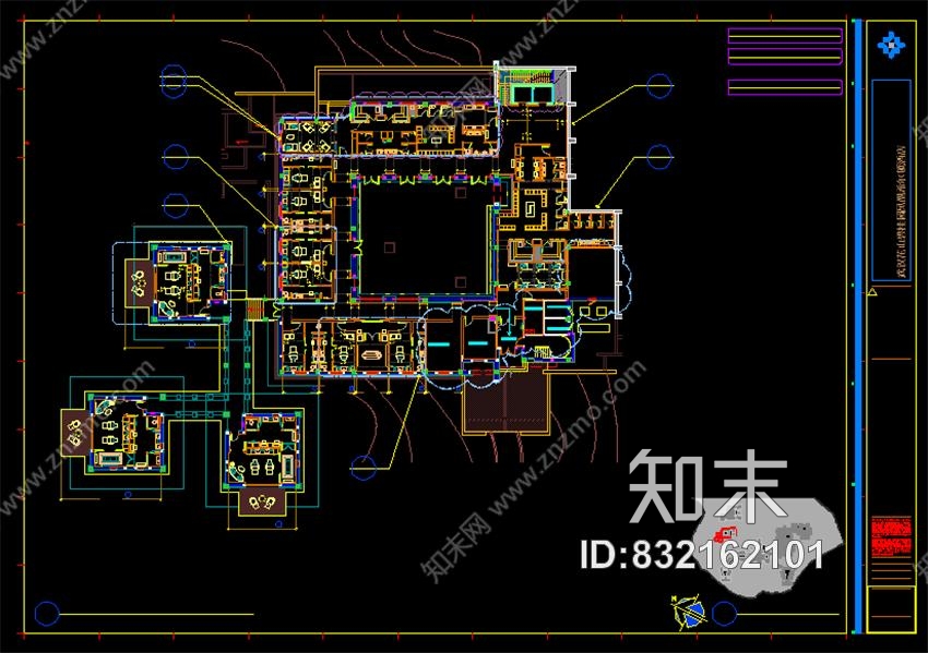 HBA武汉花山碧桂园凤凰希尔顿酒店二期别墅丨设计方案+CAD施工图+物料书+景观施工图下载【ID:832162101】