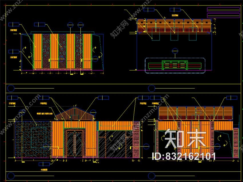 HBA武汉花山碧桂园凤凰希尔顿酒店二期别墅丨设计方案+CAD施工图+物料书+景观施工图下载【ID:832162101】