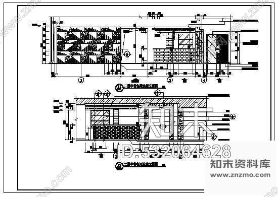 施工图某酒店2楼装修图cad施工图下载【ID:532064628】