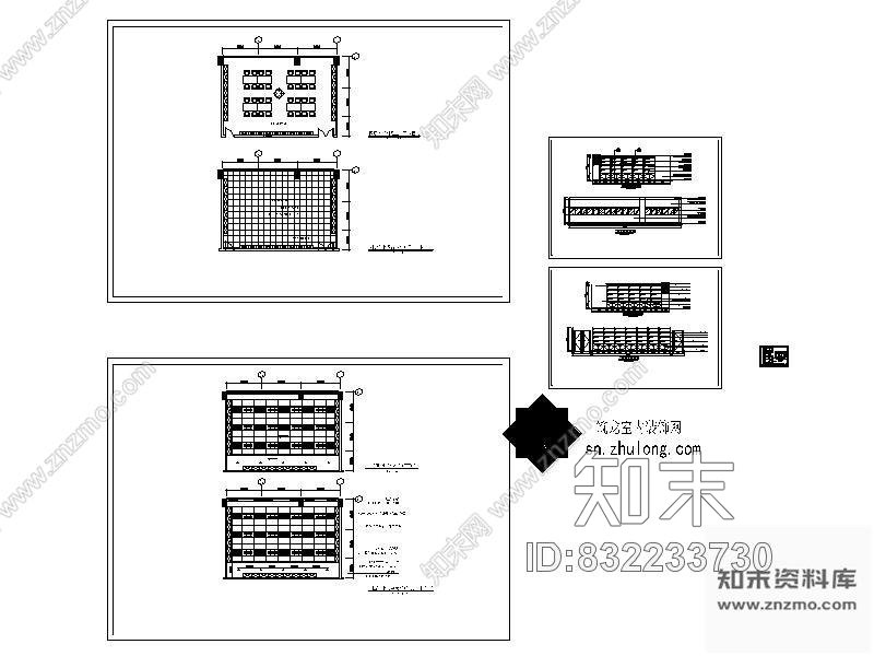 图块/节点图书阅览室详图cad施工图下载【ID:832233730】