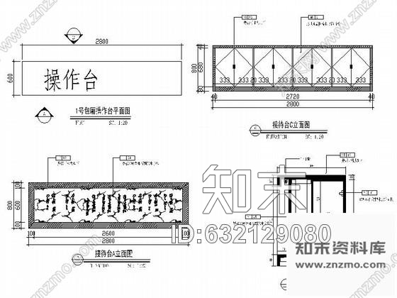 施工图时尚会所包间室内装修图⒈cad施工图下载【ID:632129080】