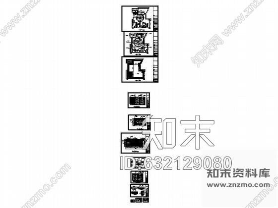 施工图时尚会所包间室内装修图⒈cad施工图下载【ID:632129080】