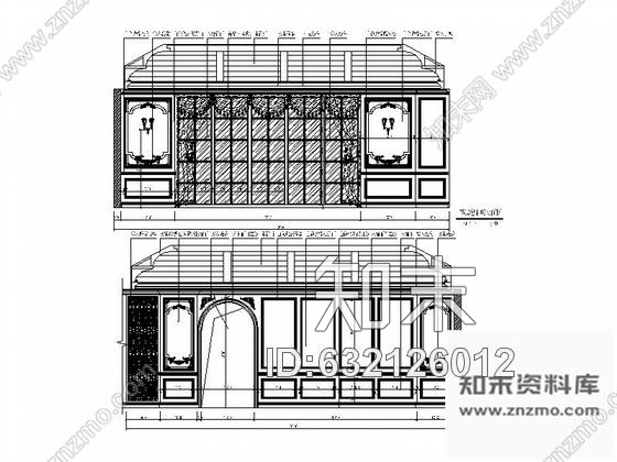 施工图北京欧式豪华KTV包厢室内设计施工图cad施工图下载【ID:632126012】