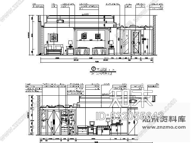 施工图东莞某酒店亲子客房装修图cad施工图下载【ID:532055642】