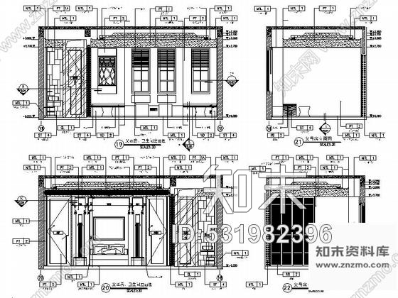 施工图宁波名师新古典双层别墅装修设计施工图含实景cad施工图下载【ID:531982396】