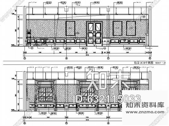 施工图商务会所新古典中式精品包厢装修室内施工图含效果cad施工图下载【ID:632115033】