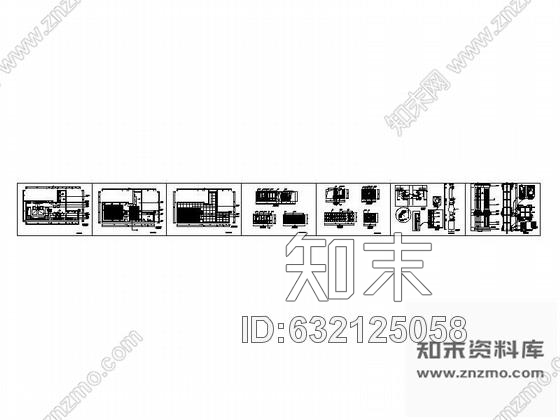 施工图北京时尚娱乐会所KTV包间装修图cad施工图下载【ID:632125058】