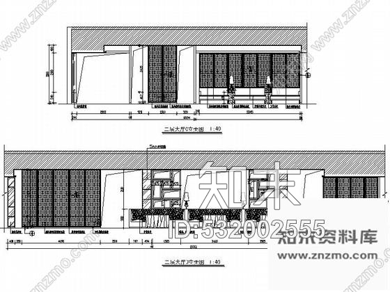 施工图杭州现代新中式风格特色加盟连锁火锅店装修施工图含效果cad施工图下载【ID:532002555】