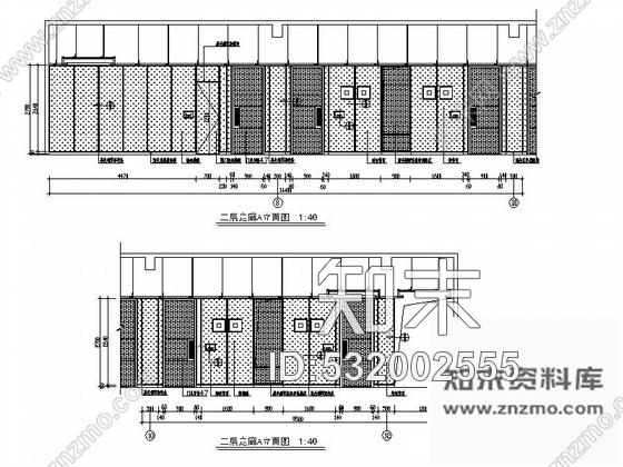 施工图杭州现代新中式风格特色加盟连锁火锅店装修施工图含效果cad施工图下载【ID:532002555】