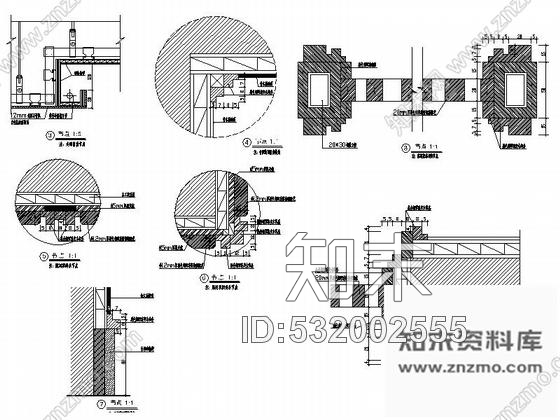 施工图杭州现代新中式风格特色加盟连锁火锅店装修施工图含效果cad施工图下载【ID:532002555】