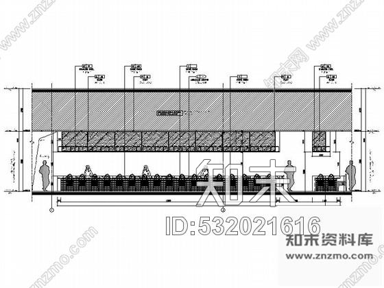 施工图大连超五星级商务酒店日式餐厅室内装修图施工图下载【ID:532021616】