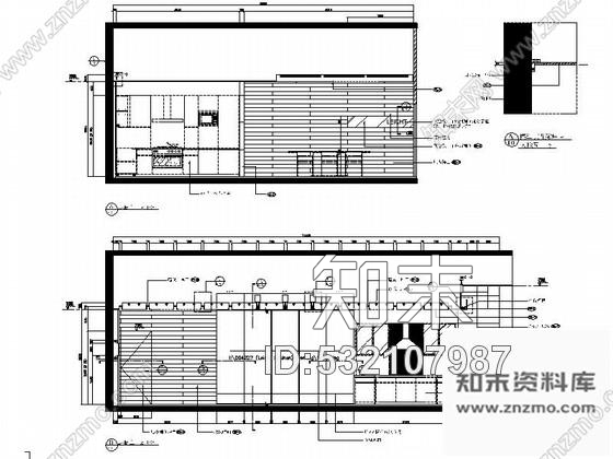 施工图上海某现代风格名品橱柜展厅室内装修施工图含实景施工图下载【ID:532107987】