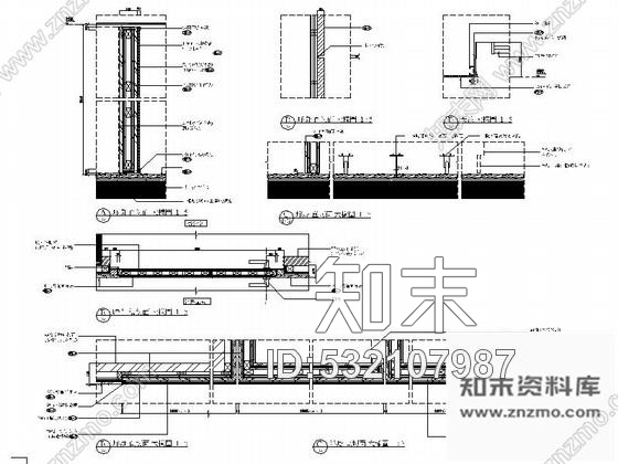 施工图上海某现代风格名品橱柜展厅室内装修施工图含实景施工图下载【ID:532107987】