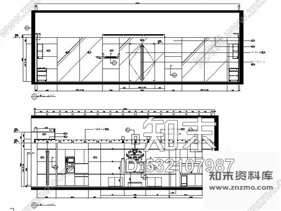 施工图上海某现代风格名品橱柜展厅室内装修施工图含实景施工图下载【ID:532107987】