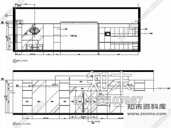 施工图上海某现代风格名品橱柜展厅室内装修施工图含实景施工图下载【ID:532107987】